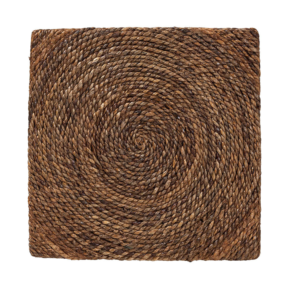 Baxton Studio - Verino End Table in Natural Seagrass/Espresso Brown - Verino-Seagrass-ET view 3