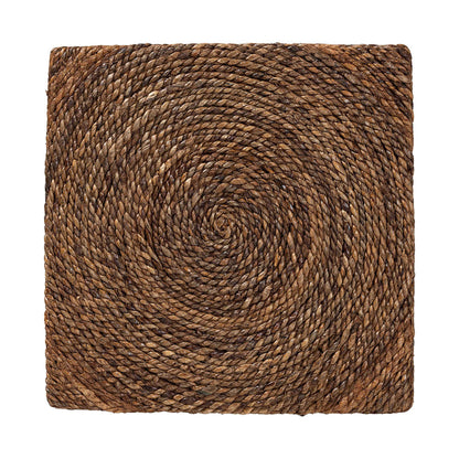 Baxton Studio - Verino End Table in Natural Seagrass/Espresso Brown - Verino-Seagrass-ET view 3