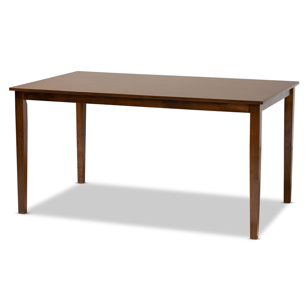 Baxton Studio - Verner Dining Set in Grey/walnut brown - RH330C-Grey/Walnut-DC-7PC Dining Set view 3