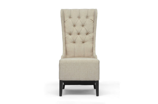 Baxton Studio - Vincent Living Room Chair in Beige - BH-A32386-Beige-AC view 2