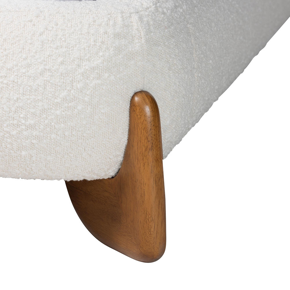 Baxton Studio - Vinicio King Size Bed in Cream/Walnut Brown - BBT61296-Cream-King view 5