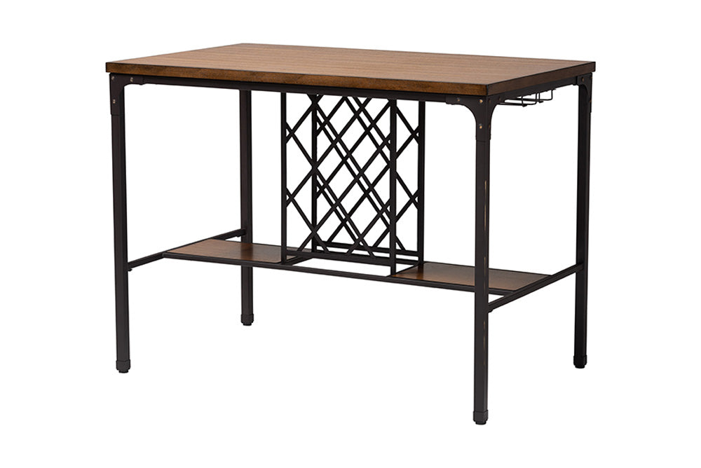 Baxton Studio - Vintner Pub Table - CDC252-PT TABLE view 1
