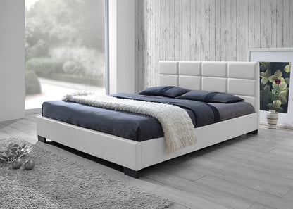Baxton Studio - Vivaldi Queen Size Bed - CF8514 Vivaldi-White-Queen view 3