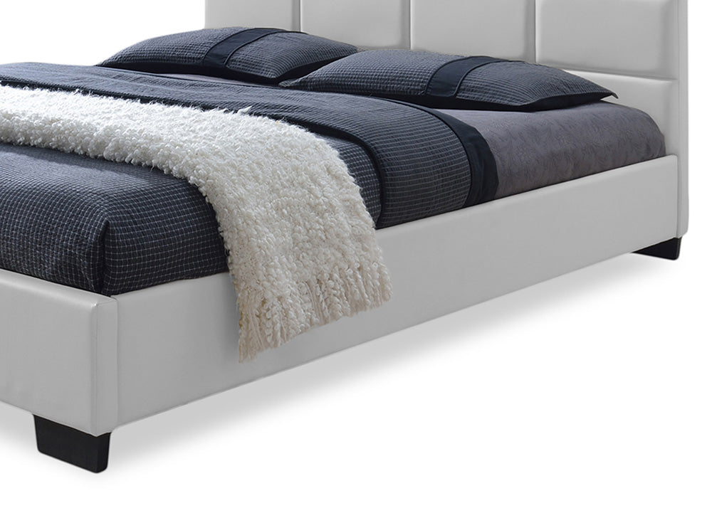 Baxton Studio - Vivaldi Queen Size Bed - CF8514 Vivaldi-White-Queen view 4