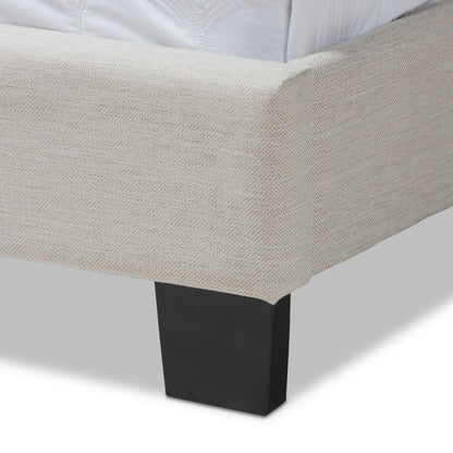 Baxton Studio - Vivienne Full Size Bed in Light Beige - CF8747-P-Light Beige-Full view 5