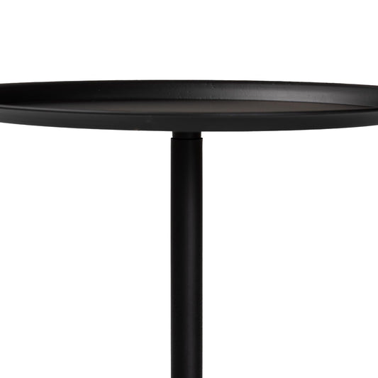 Baxton Studio - Webb End Table in Black - H01-132670-Black/Metal-Side Table view 2