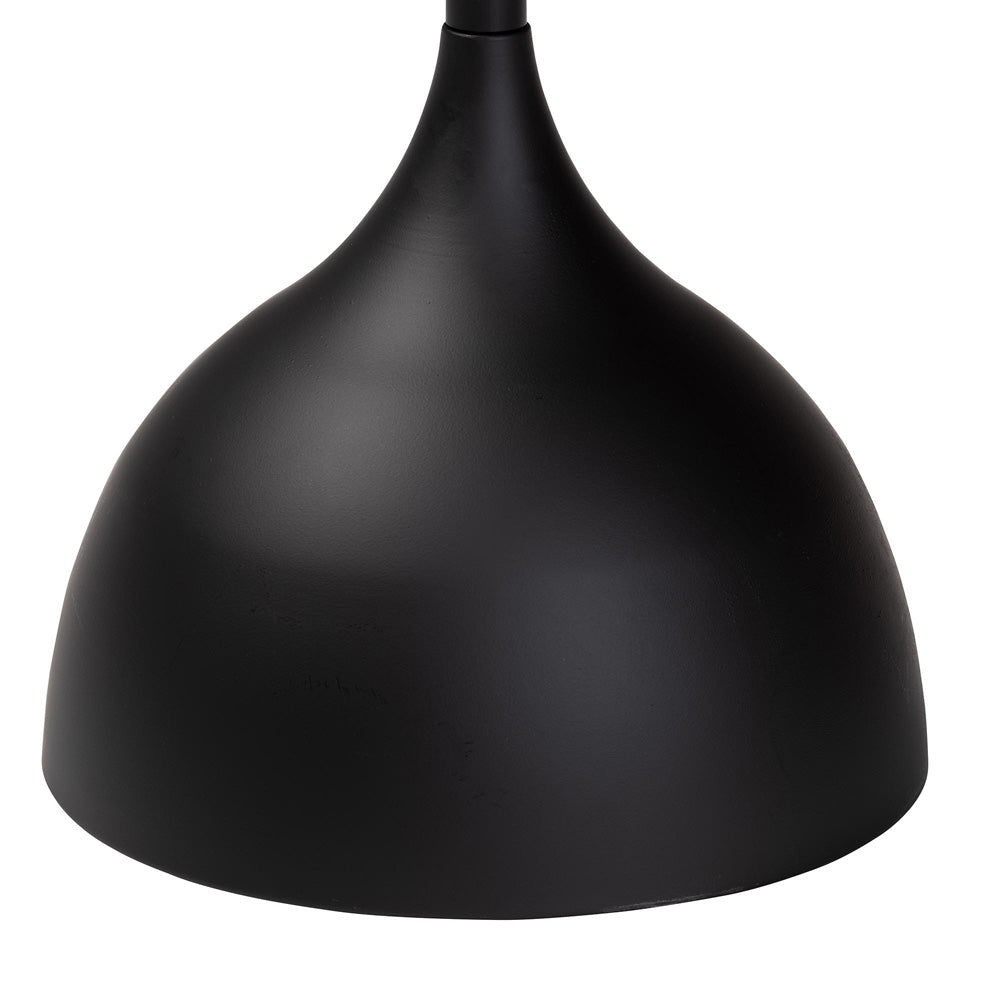 Baxton Studio - Webb End Table in Black - H01-132670-Black/Metal-Side Table view 3