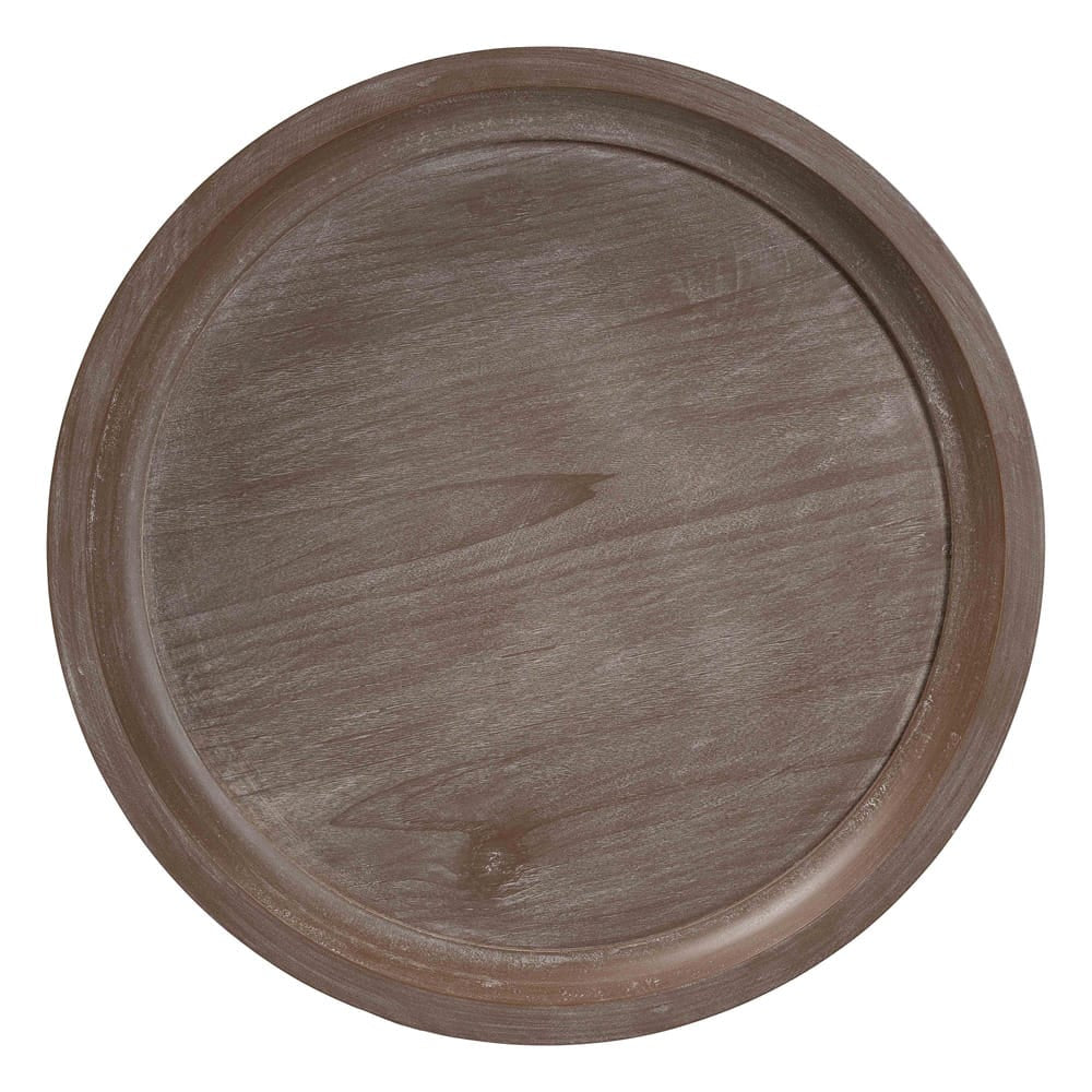 Baxton Studio - Westlyn End Table in Antique Brown - JY24A183-Brown-ET view 5