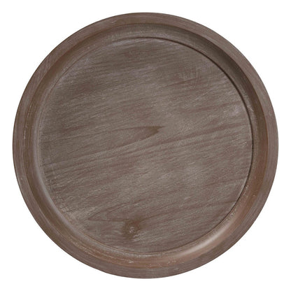 Baxton Studio - Westlyn End Table in Antique Brown - JY24A183-Brown-ET view 5