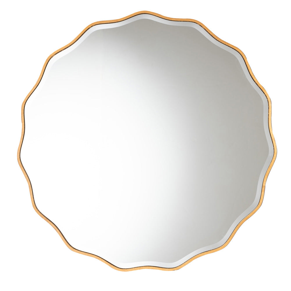 Baxton Studio - Weston Mirror in Gold - RXW-8466 view 1