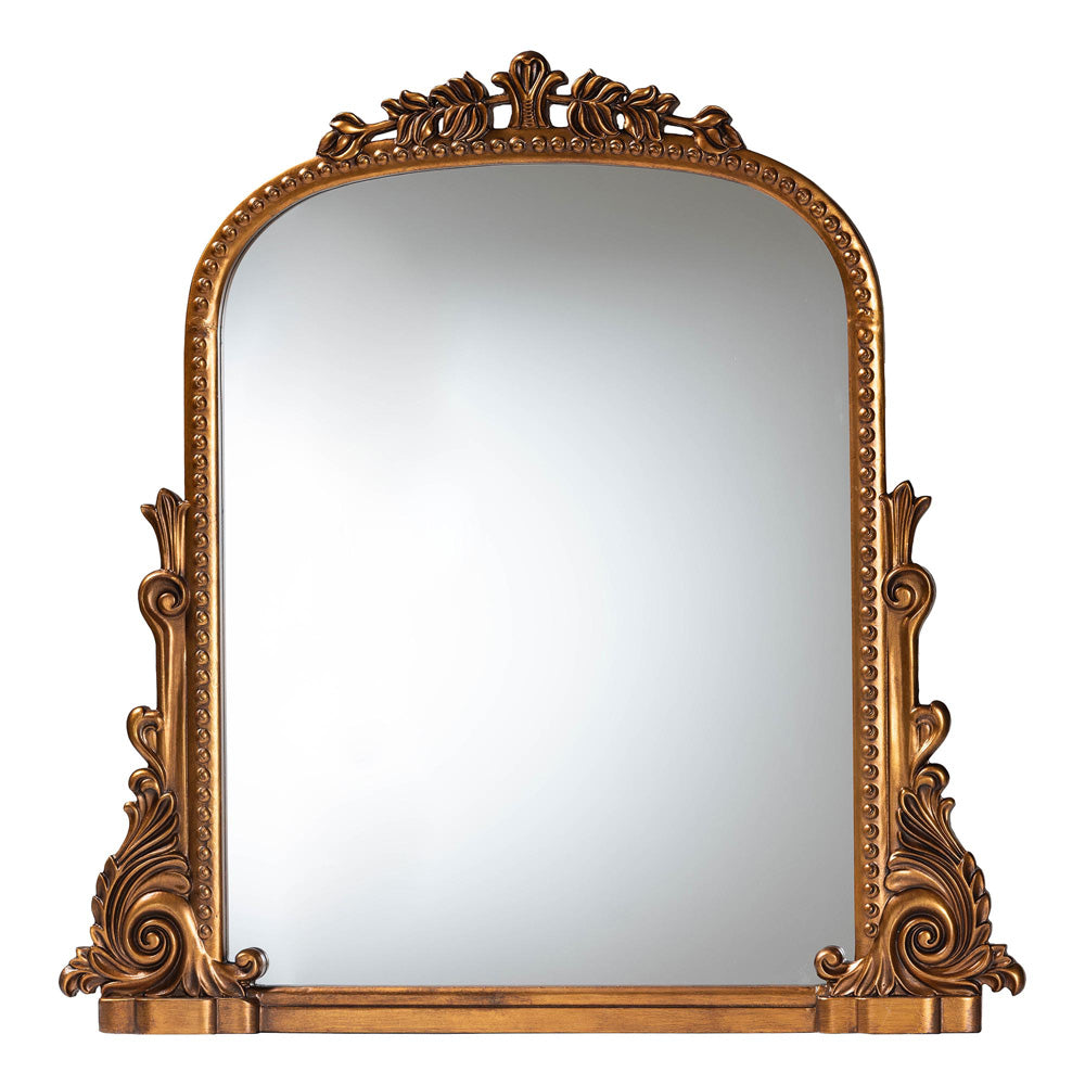 Baxton Studio - Whitby Mirror in Antique Goldleaf - RXW-10960-Wall Mirror view 1