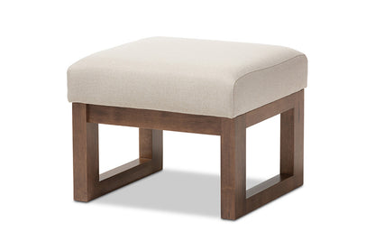 Baxton Studio - Yashiya Ottoman in Light Beige - BBT5200-Light Beige view 1