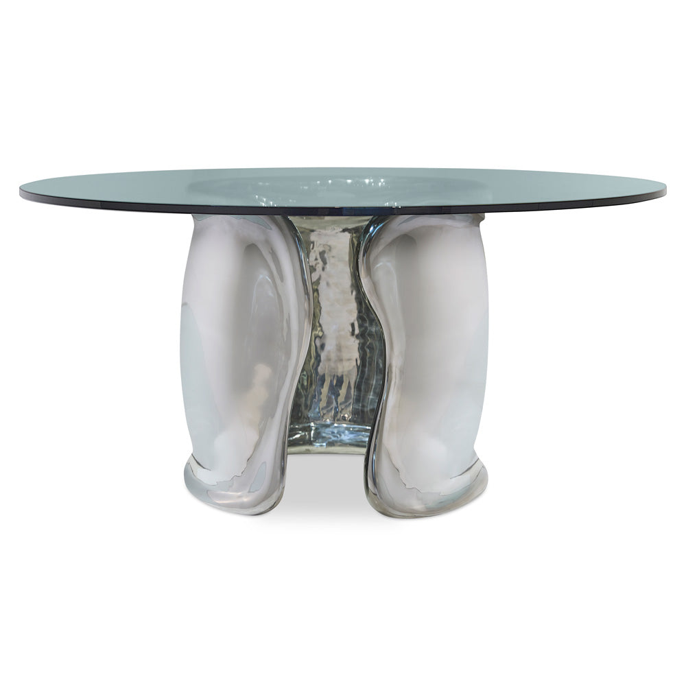 Bernhardt - Agnès Dining Table in Stainless Steel - K2069 view 1
