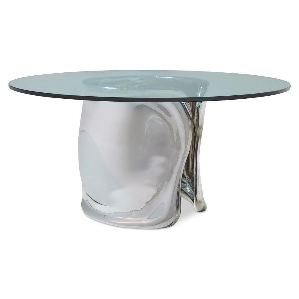 Bernhardt - Agnès Dining Table in Stainless Steel - K2069 view 2