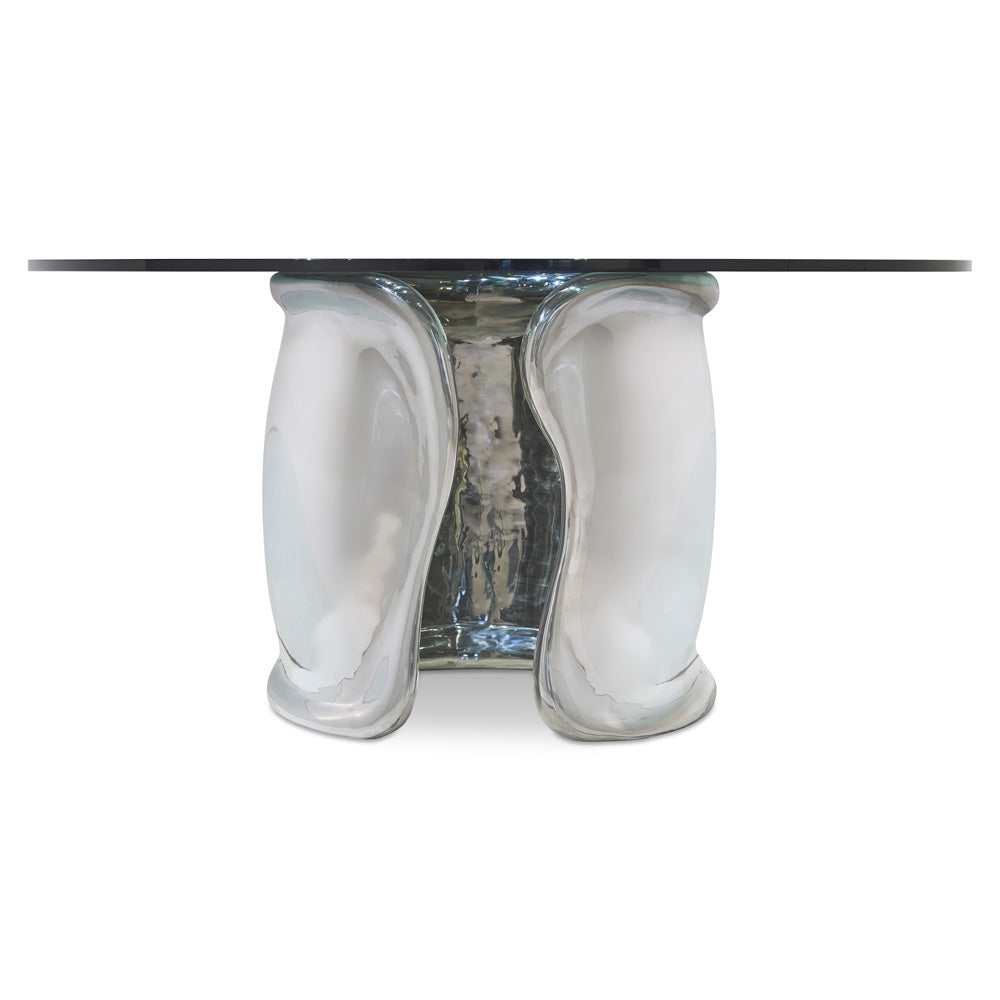 Bernhardt - Agnès Dining Table in Stainless Steel - K2069 view 3