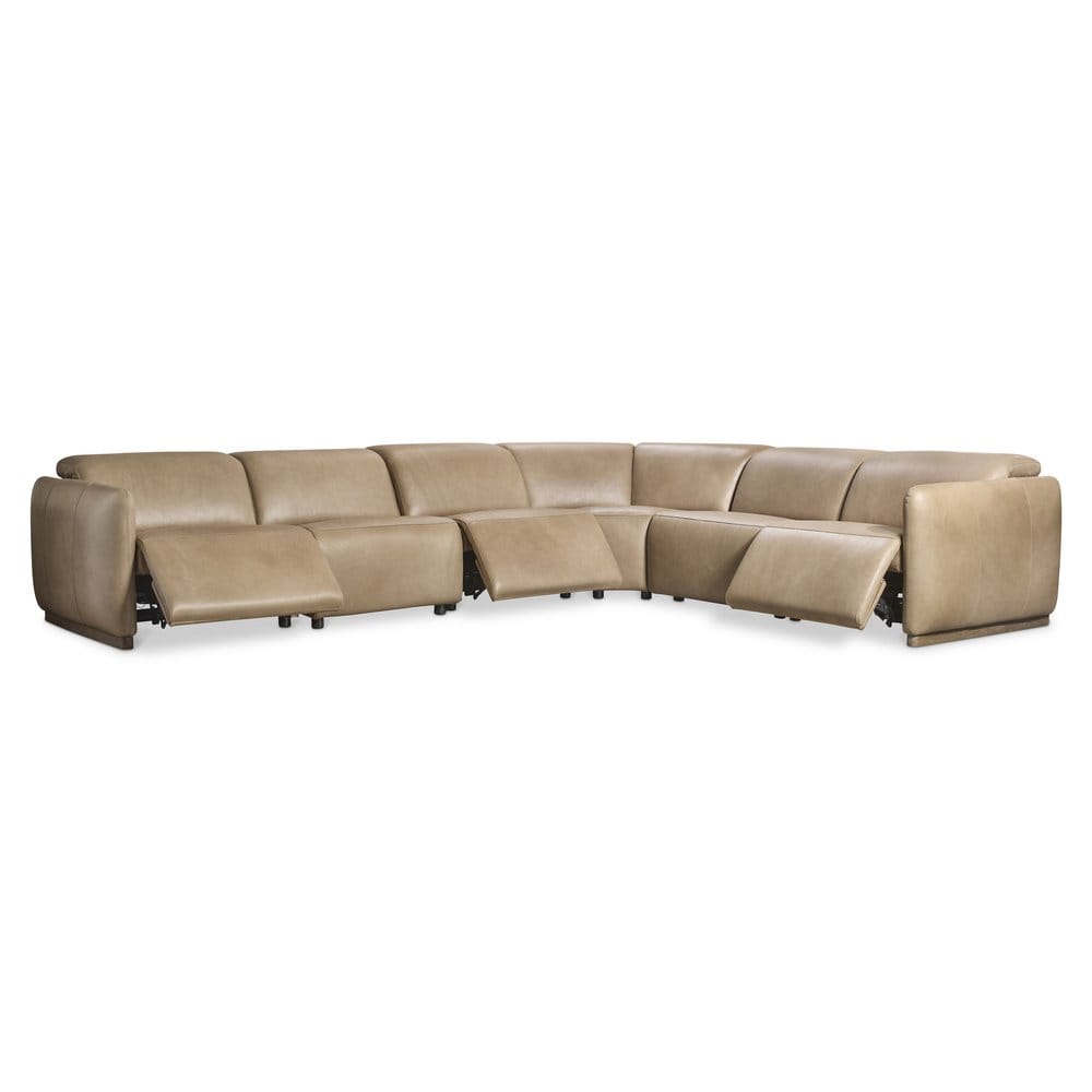 Bernhardt - Alta 6-Piece Leather Power Motion Sectional - K2300 view 3