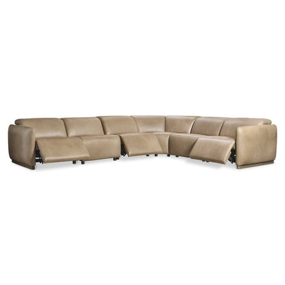 Bernhardt - Alta 6-Piece Leather Power Motion Sectional - K2300 view 3