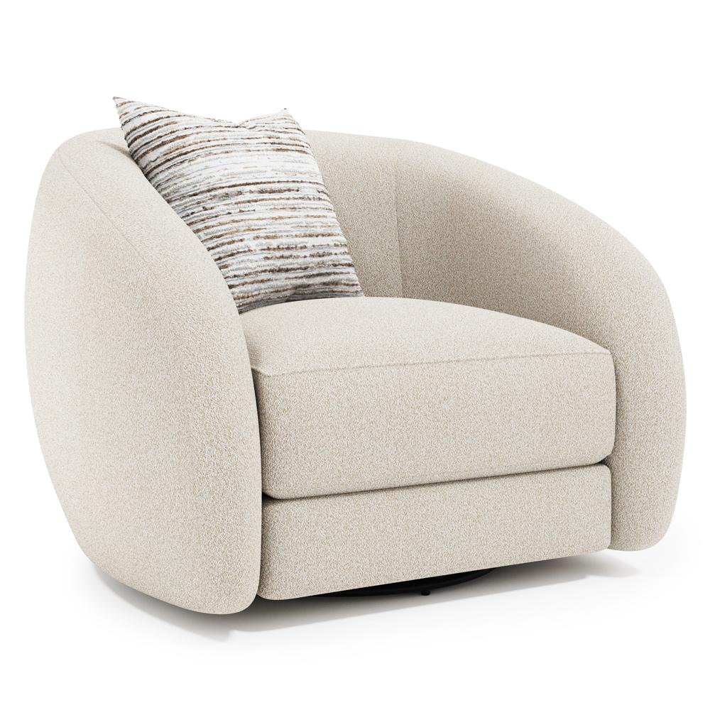 Bernhardt - Austen Fabric Swivel Chair in Beige - P2372SA veiw 1