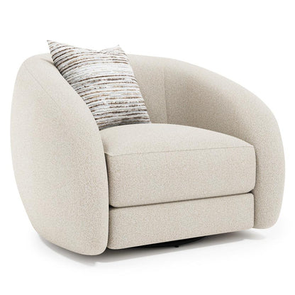 Bernhardt - Austen Fabric Swivel Chair in Beige - P2372SA veiw 1