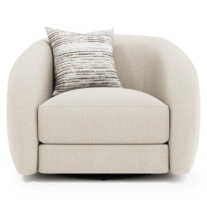 Bernhardt - Austen Fabric Swivel Chair in Beige - P2372SA veiw 3