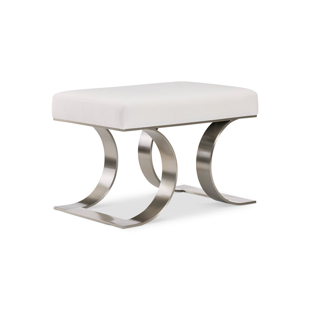 Bernhardt - Axiom Bench With Solid Stainless Steel Frame - 381506 view 1