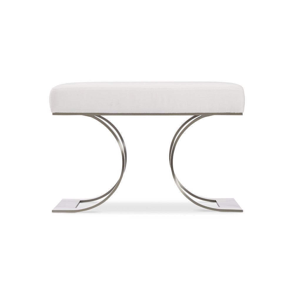 Bernhardt - Axiom Bench With Solid Stainless Steel Frame - 381506 view 2
