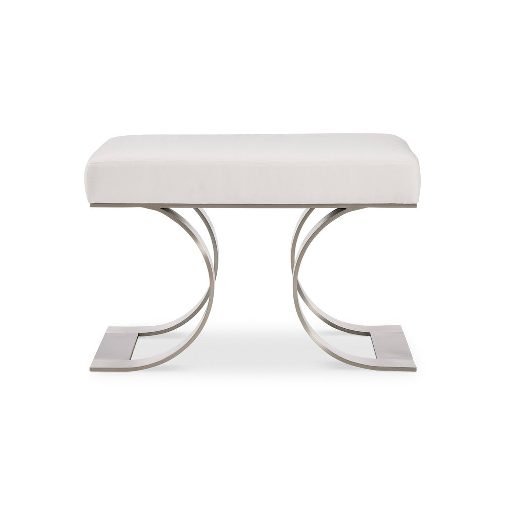 Bernhardt - Axiom Bench With Solid Stainless Steel Frame - 381506 view 3