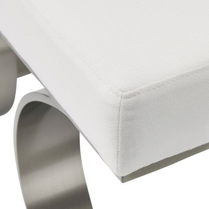 Bernhardt - Axiom Bench With Solid Stainless Steel Frame - 381506 view 6