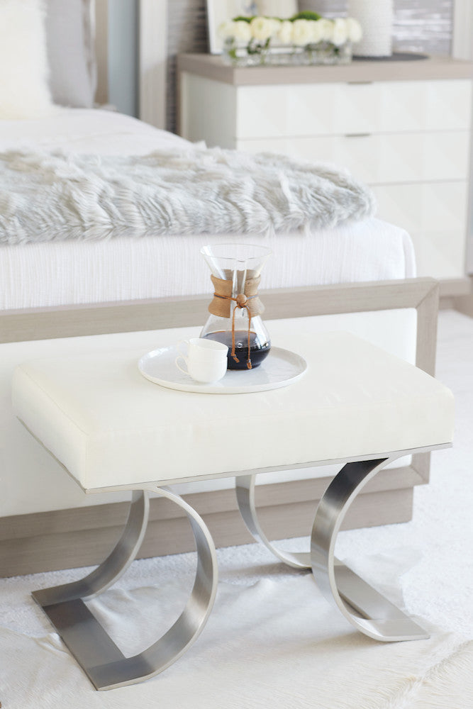 Bernhardt - Axiom Bench With Solid Stainless Steel Frame - 381506 view 7
