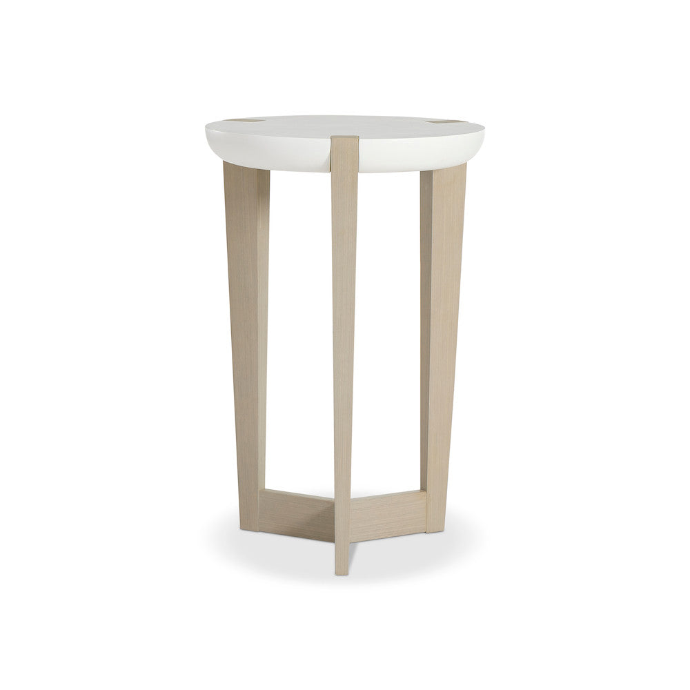 Bernhardt - Axiom Round Chairside Table With Maple Veneer Top - 381122 view 1
