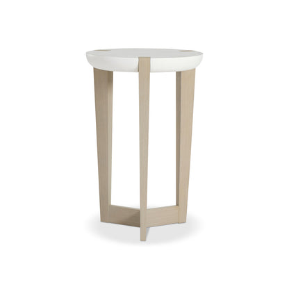 Bernhardt - Axiom Round Chairside Table With Maple Veneer Top - 381122 view 1