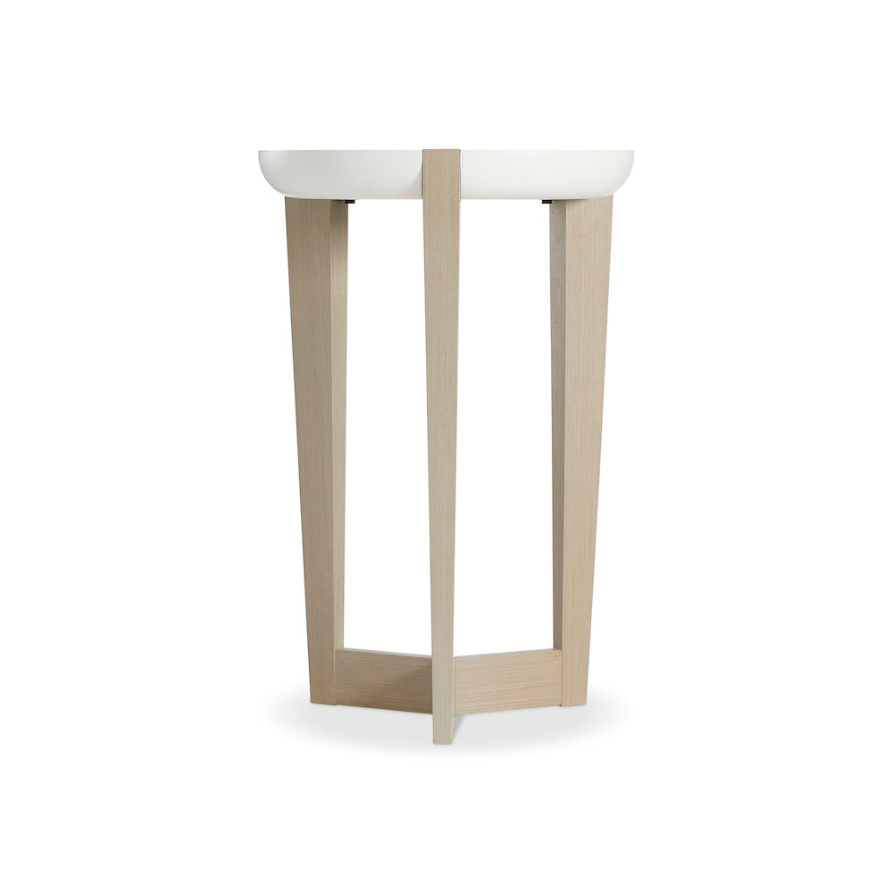 Bernhardt - Axiom Round Chairside Table With Maple Veneer Top - 381122 view 3