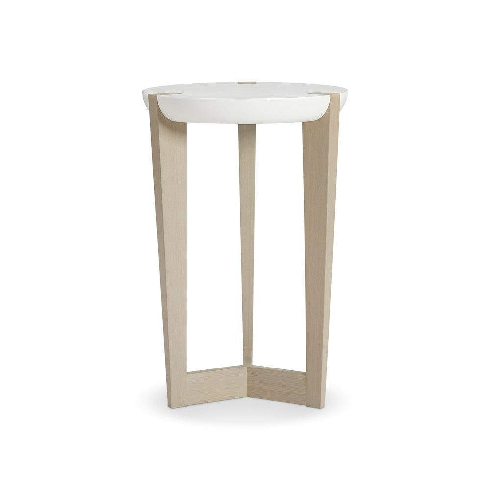 Bernhardt - Axiom Round Chairside Table With Maple Veneer Top - 381122 view 4
