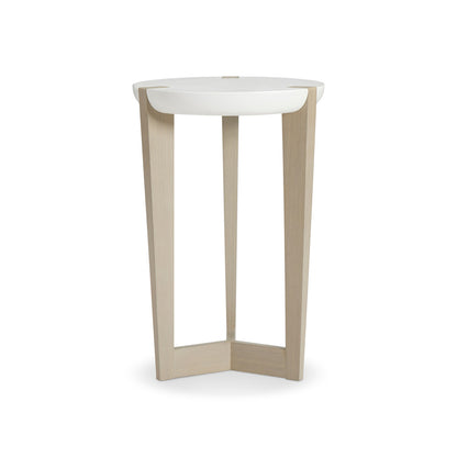 Bernhardt - Axiom Round Chairside Table With Maple Veneer Top - 381122 view 4