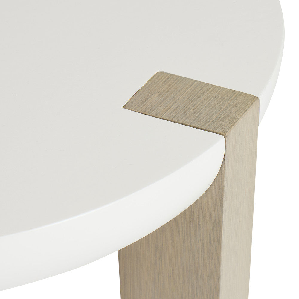 Bernhardt - Axiom Round Chairside Table With Maple Veneer Top - 381122 view 5
