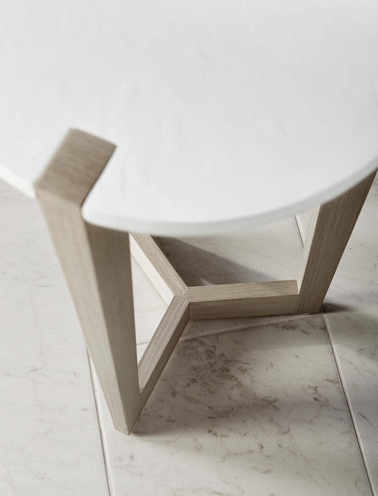 Bernhardt - Axiom Round Chairside Table With Maple Veneer Top - 381122 view 6
