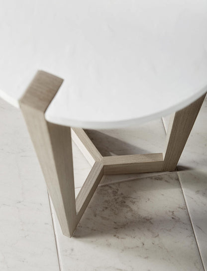 Bernhardt - Axiom Round Chairside Table With Maple Veneer Top - 381122 view 6