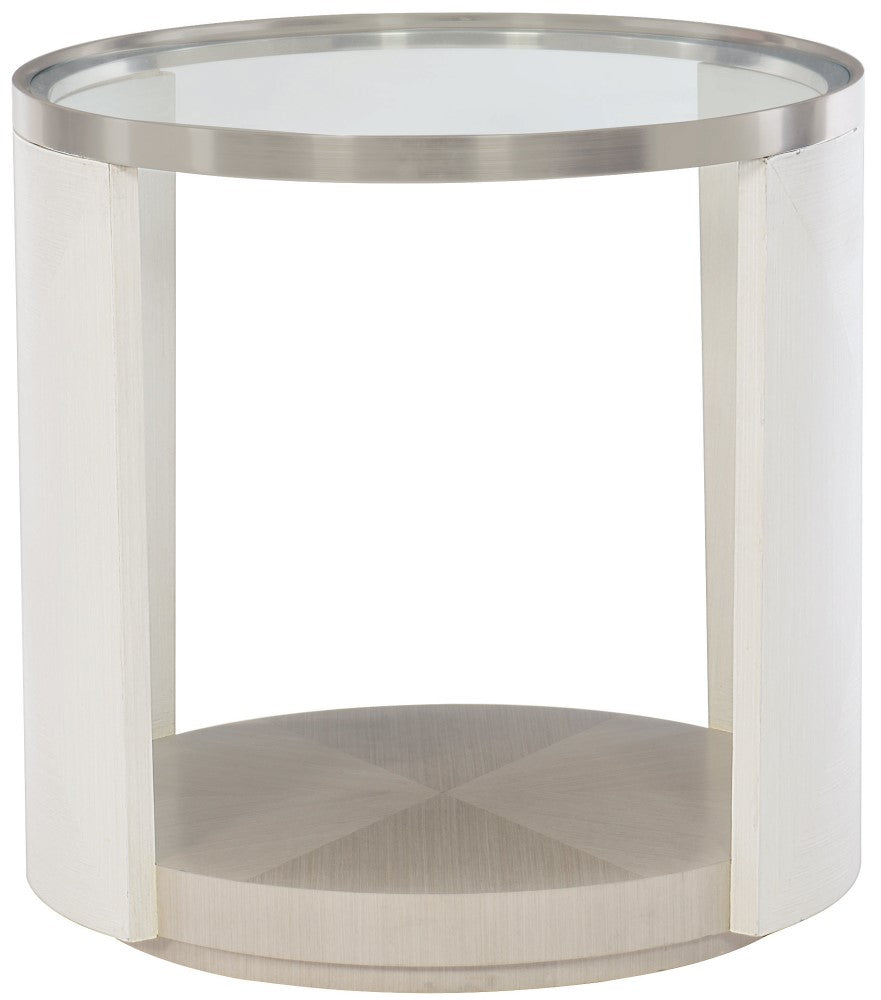 Bernhardt - Axiom Round Chairside Table - 381125 veiw 1