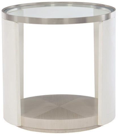 Bernhardt - Axiom Round Chairside Table - 381125 veiw 1
