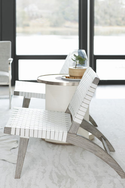 Bernhardt - Axiom Round Chairside Table - 381125 veiw 5