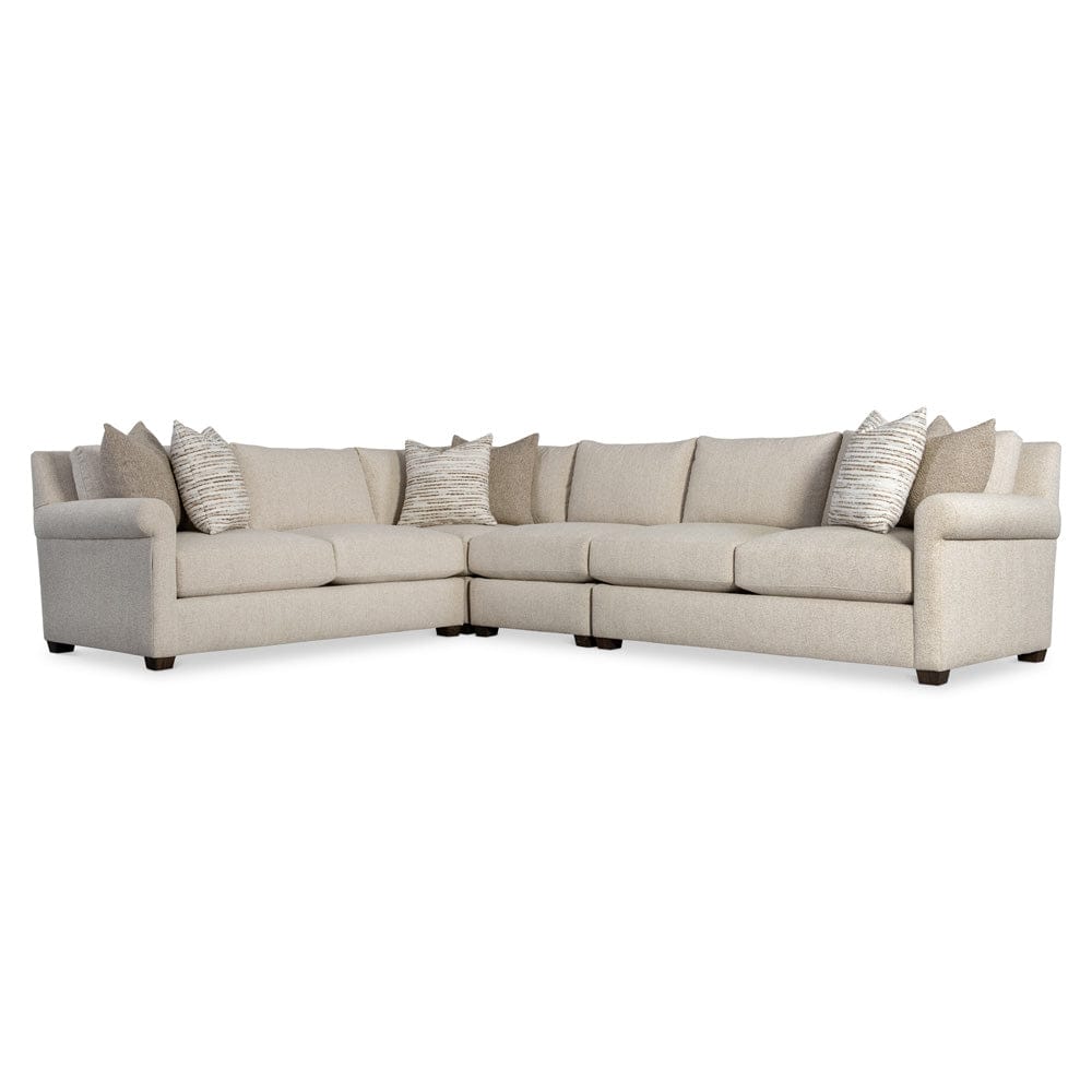 Bernhardt - Barnes 4-Piece Fabric Sectional in Beige - K2265 view 1