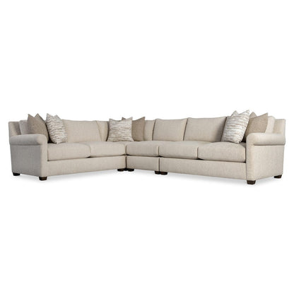Bernhardt - Barnes 4-Piece Fabric Sectional in Beige - K2265 view 1