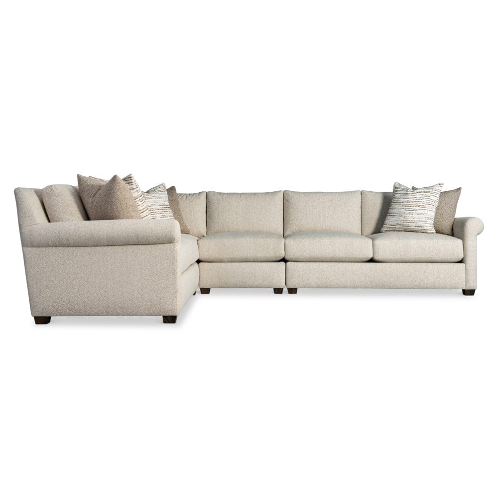 Bernhardt - Barnes 4-Piece Fabric Sectional in Beige - K2265 view 2