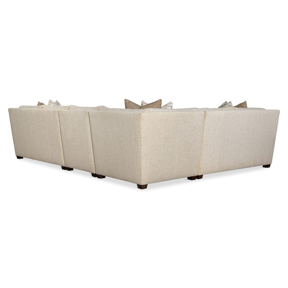Bernhardt - Barnes 4-Piece Fabric Sectional in Beige - K2265 view 3