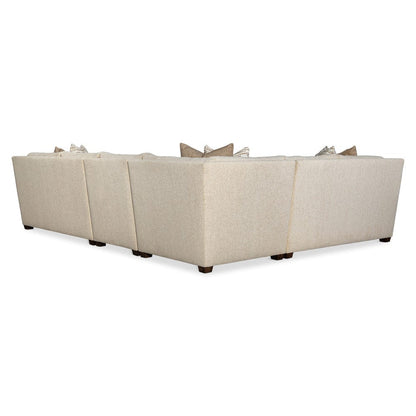 Bernhardt - Barnes 4-Piece Fabric Sectional in Beige - K2265 view 3