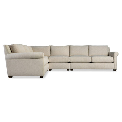 Bernhardt - Barnes 4-Piece Fabric Sectional in Beige - K2265 view 5