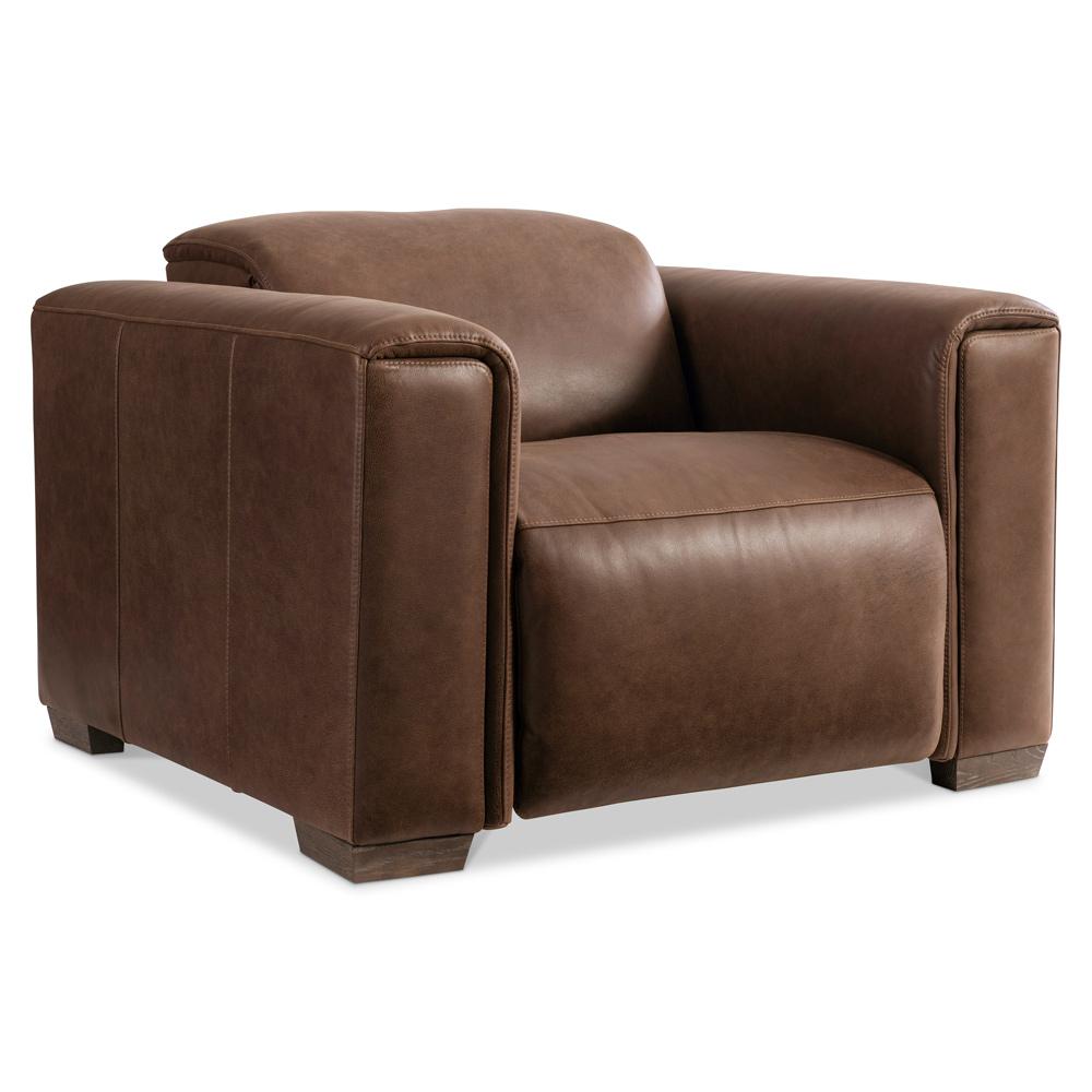Bernhardt - Billings Leather Power Motion Chair in Brown - 522RLO veiw 1