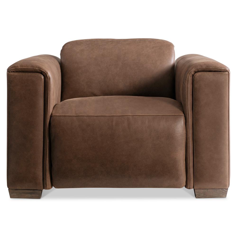 Bernhardt - Billings Leather Power Motion Chair in Brown - 522RLO veiw 3