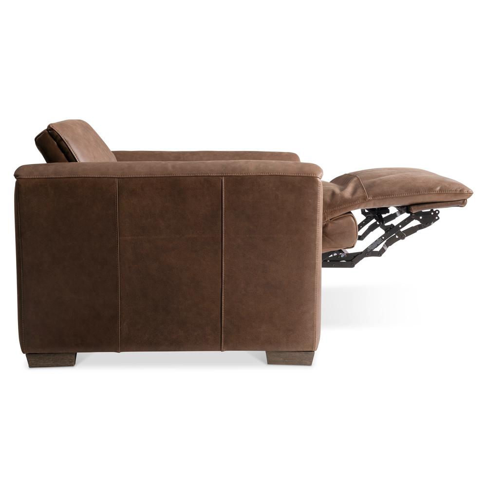 Bernhardt - Billings Leather Power Motion Chair in Brown - 522RLO veiw 5