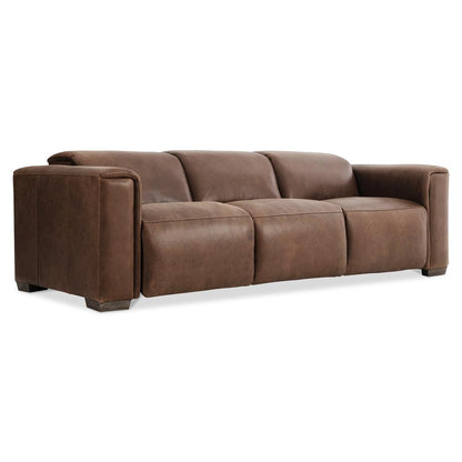 Bernhardt - Billings Leather Power Motion Sofa in Brown - 527RLO veiw 1